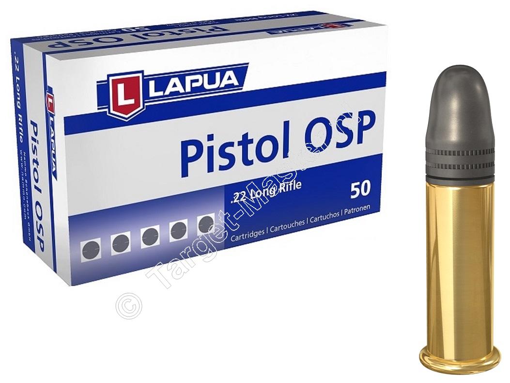 Lapua PISTOL OSP Munitie .22 Long Rifle 40 grain Lead Round Nose verpakking 50